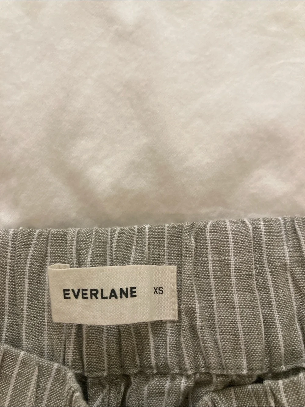 Everlane Striped Linen Easy Pant
